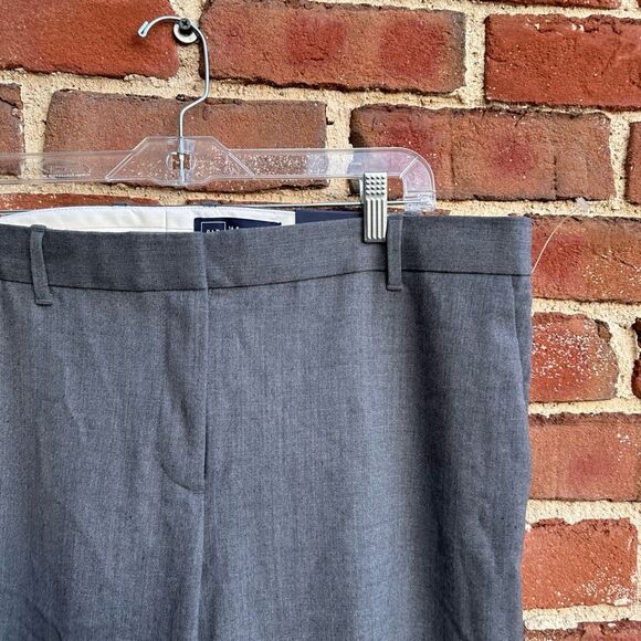 Gap Women's Mid Rise Stretch True Straight Pants Gray Size 14R NWT - Picture 4 of 5